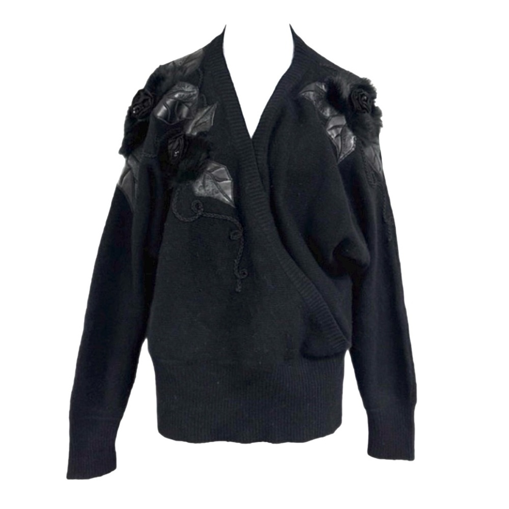 VINTAGE the limited Angora wool & rabbit fur sweater